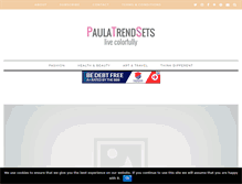 Tablet Screenshot of paulatrendsets.com